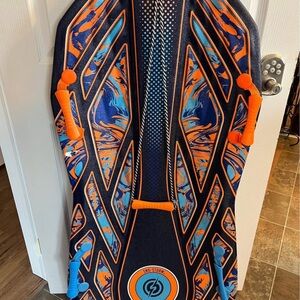 Vibrant Orange and Blue Bodyboard